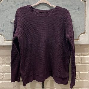 Loft Purple Long Sleeve Sweater XL